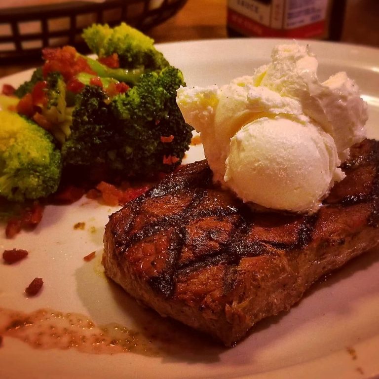 A small dollop of butter will do Just my usual 8oz sirloin, broccoli with…