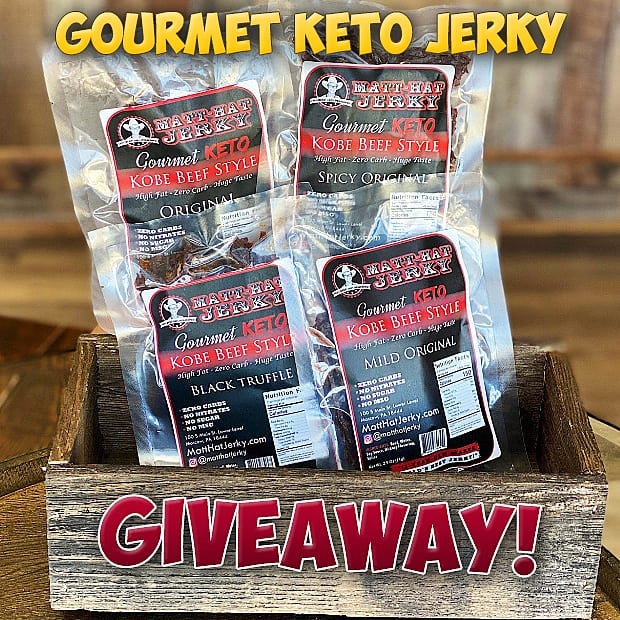 Ayyyy issa keto jerky GIVEAWAY! Because every warm-blooded keto bish knows the value of…